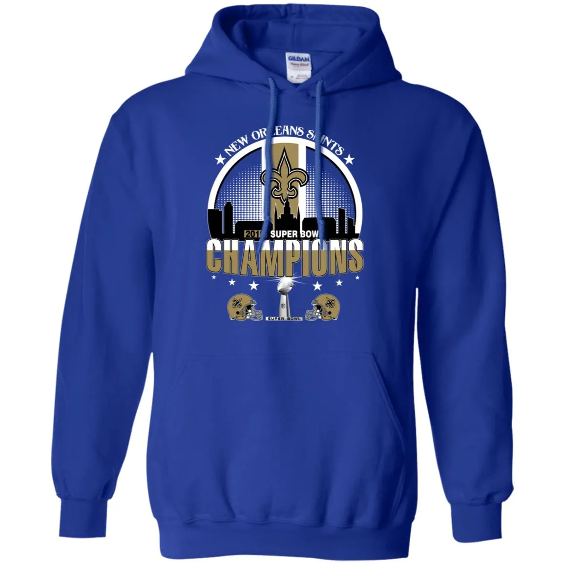 Nfl – New Orleans Saints 2019 Super Bowl Champions Football Pullover Hoodie Sweatshirt