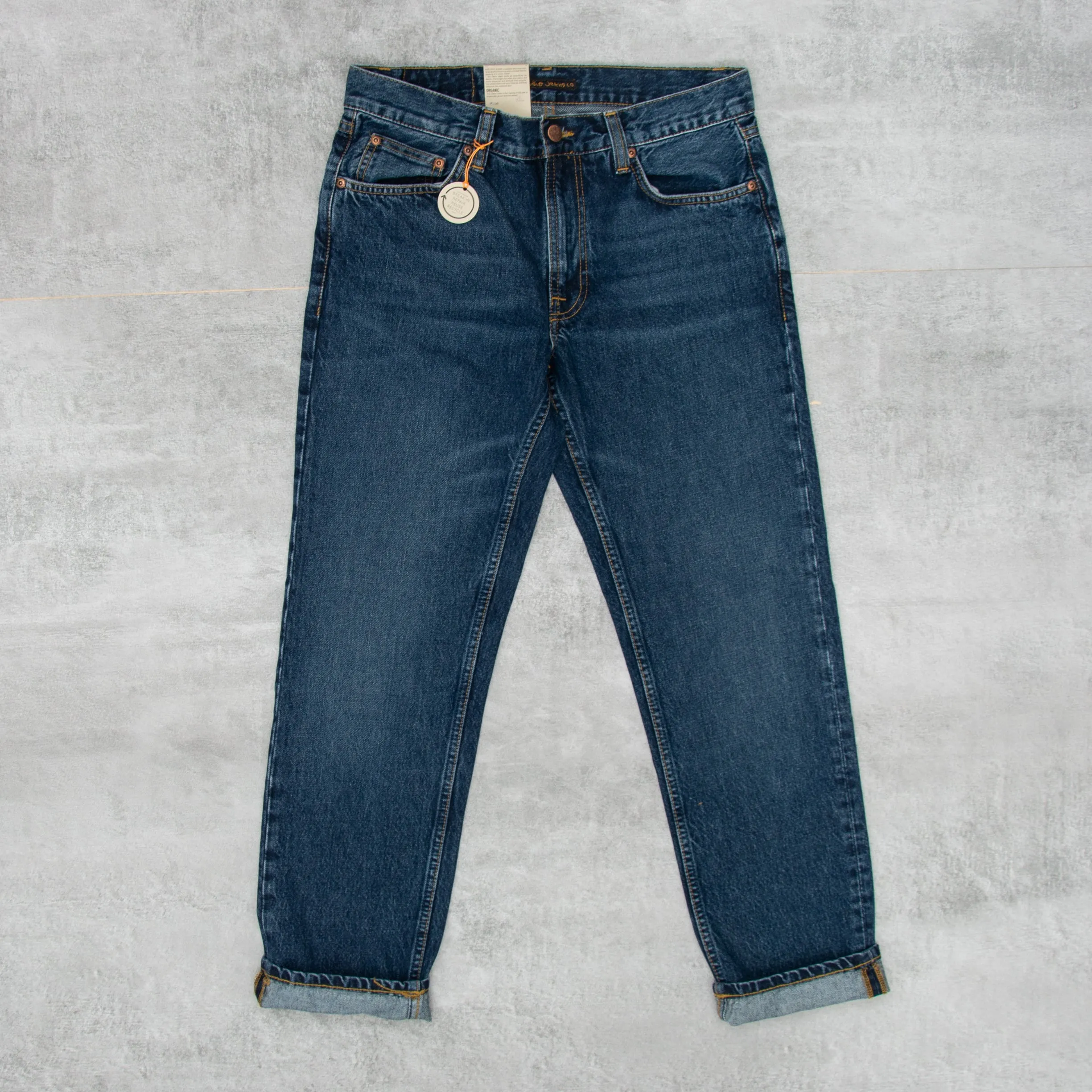 Nudie Gritty Jackson Jeans - Blue Slate