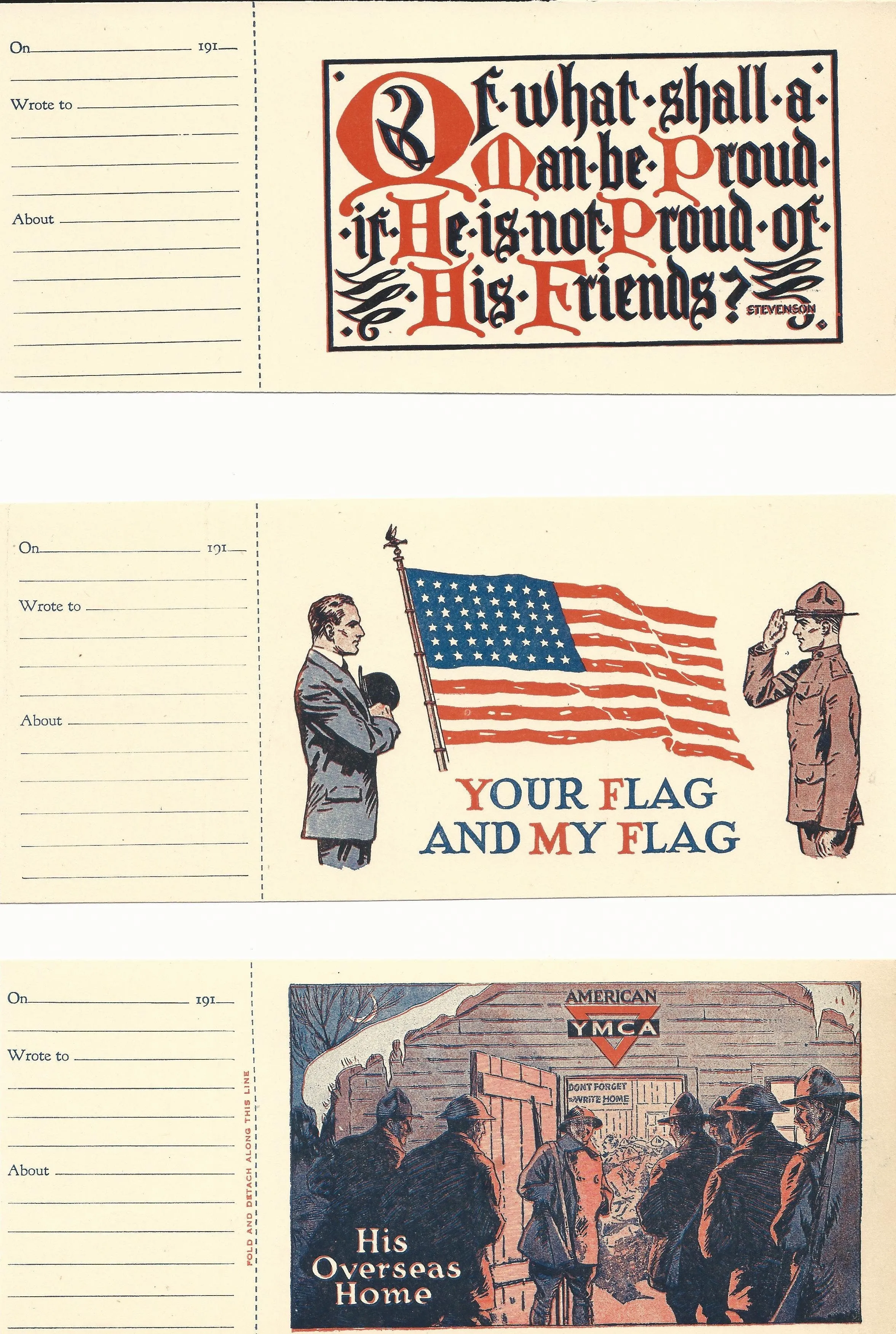 Original U.S. WWI Named Medical Department Trunk Grouping