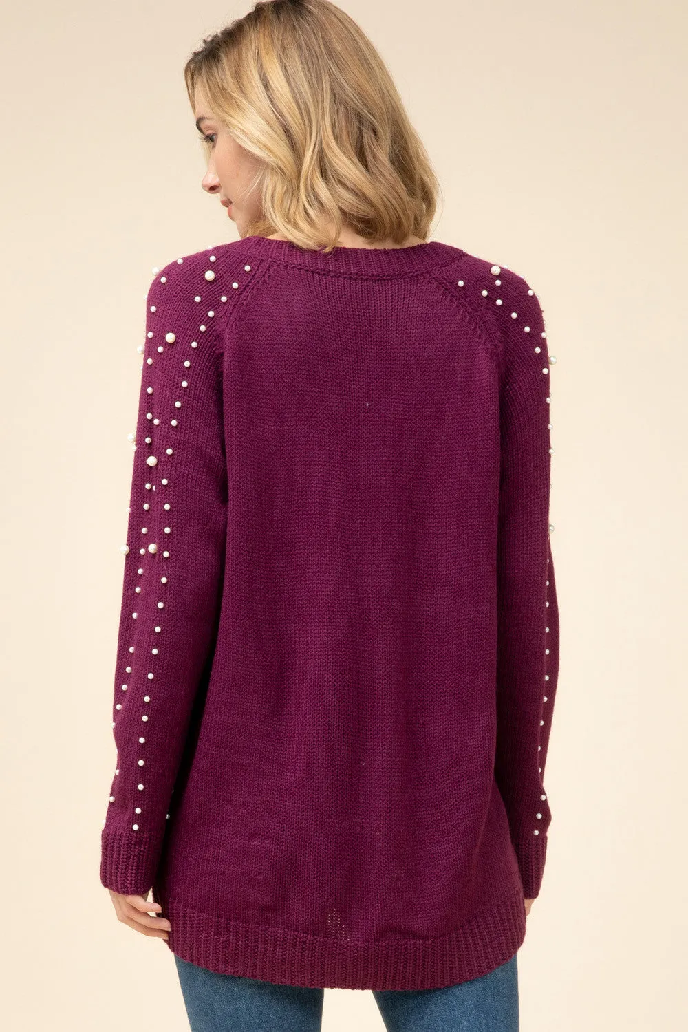 Pearl Embellished Sweater