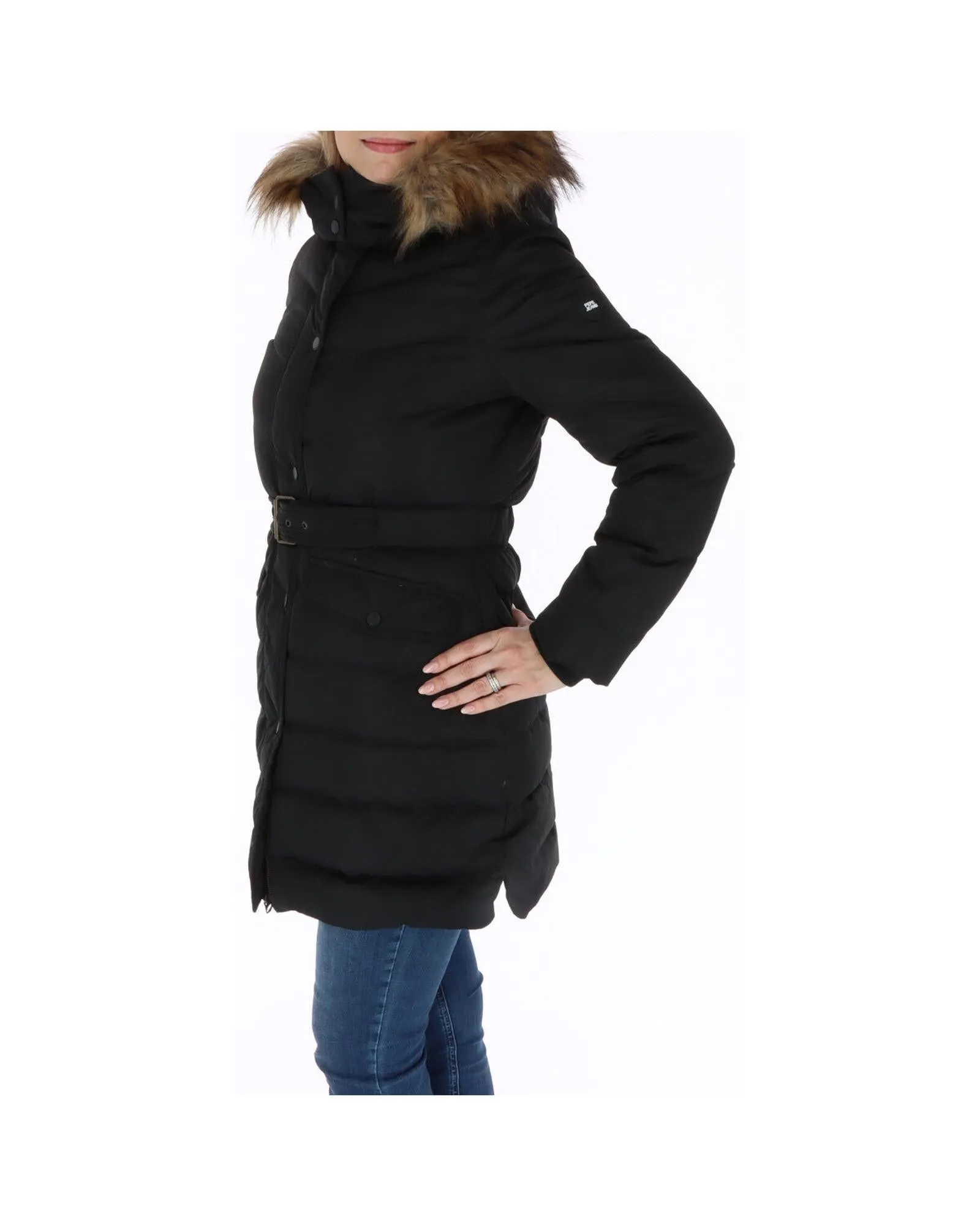 Pepe Jeans London Padded Jacket for Women Black