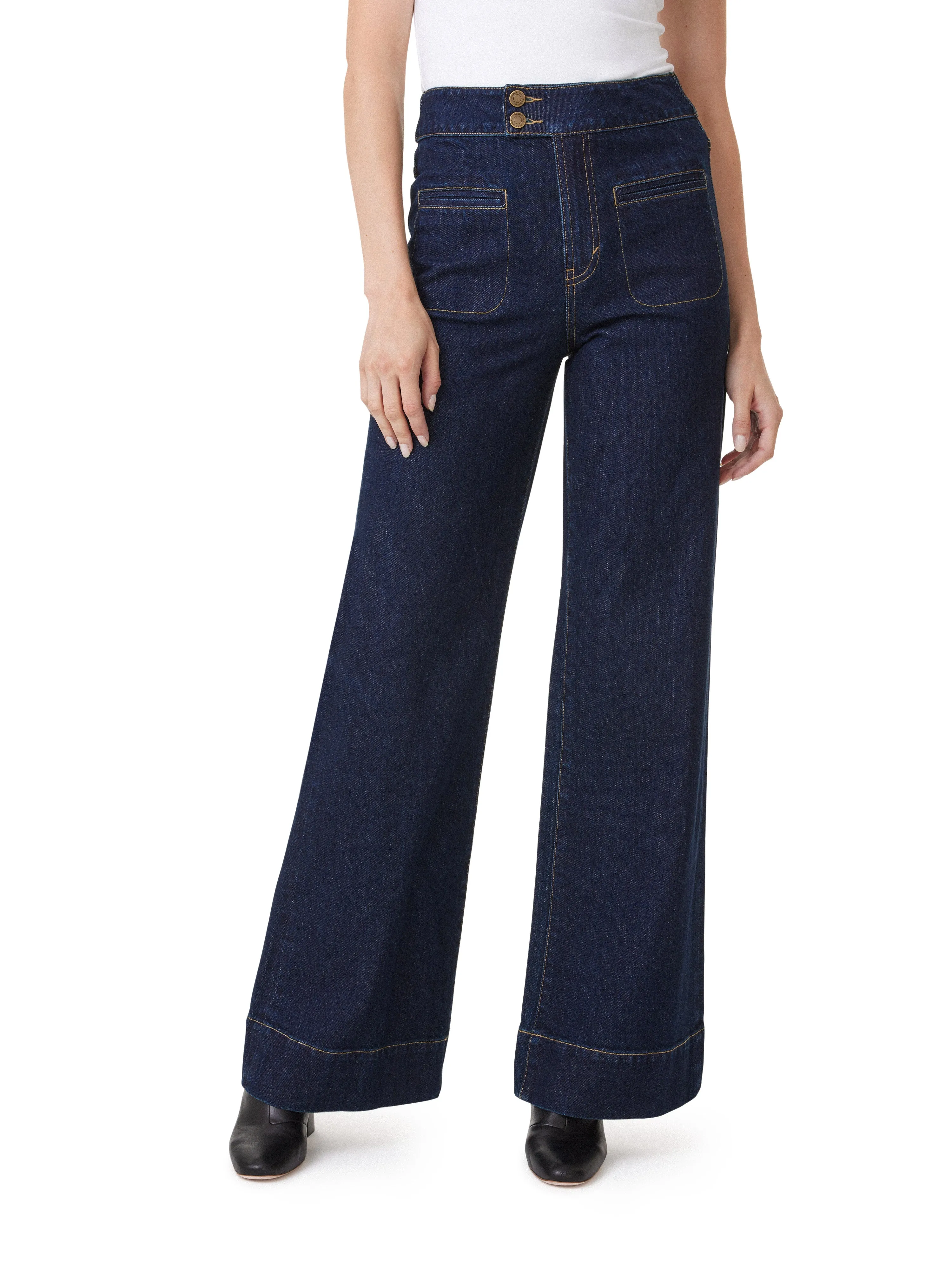 Perry Extended Wide Leg Jeans