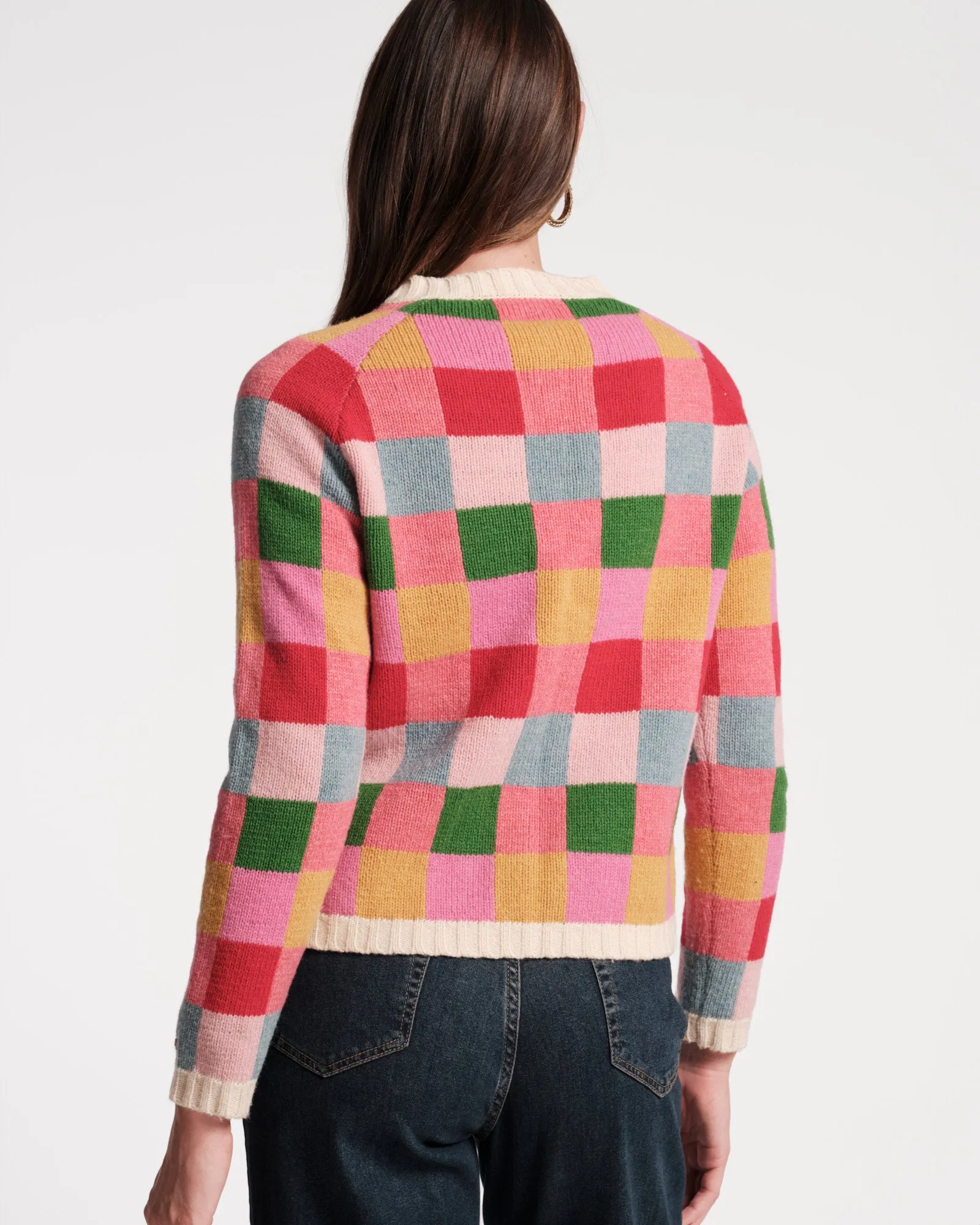 Pixel Wool Cardigan