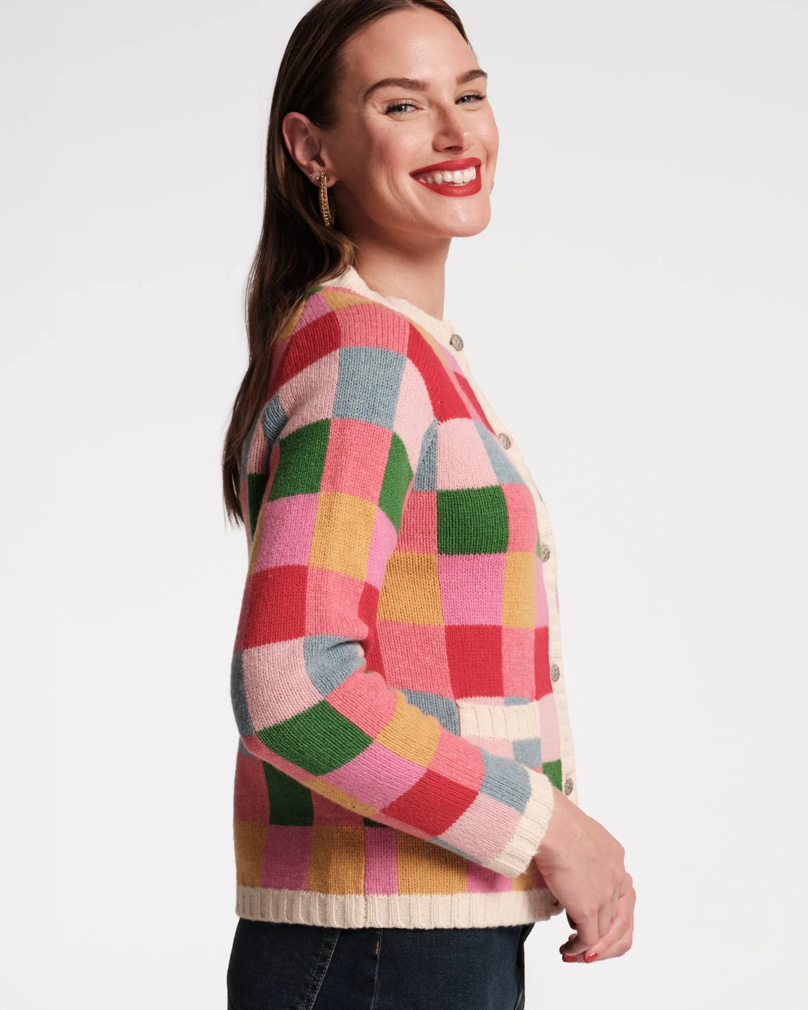 Pixel Wool Cardigan