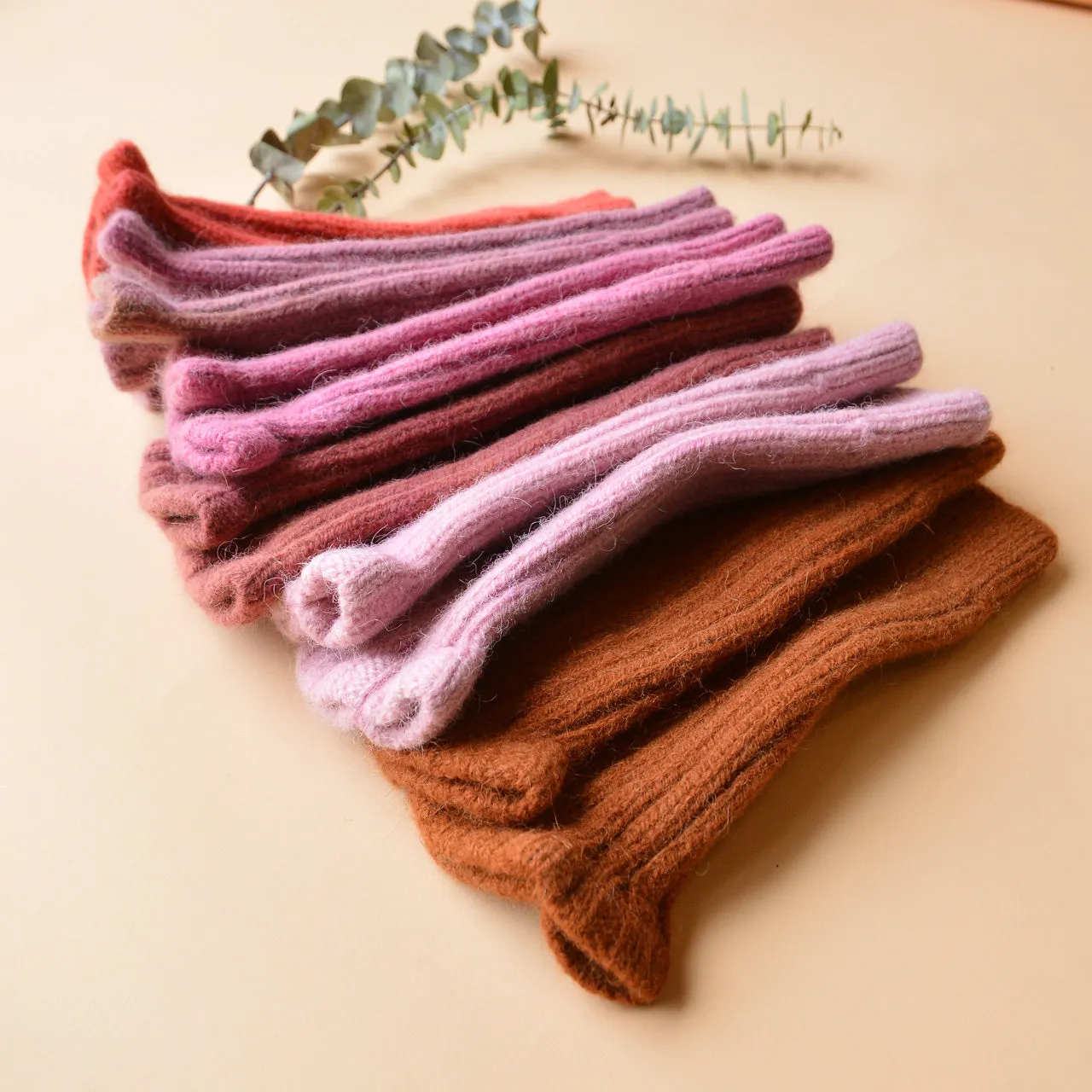 Plant Dyed Chunky Wool/Alpaca Hand Warmers (Adults)