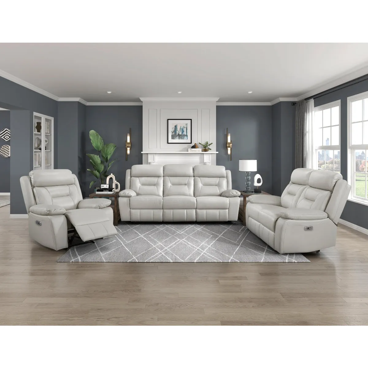 Power Double Reclining Sofa - Premium Comfort from Malaysia