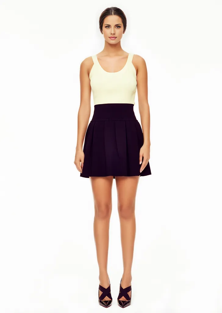 *PRE-ORDER* Penelope - Knit, Pleated Yoke Skirt