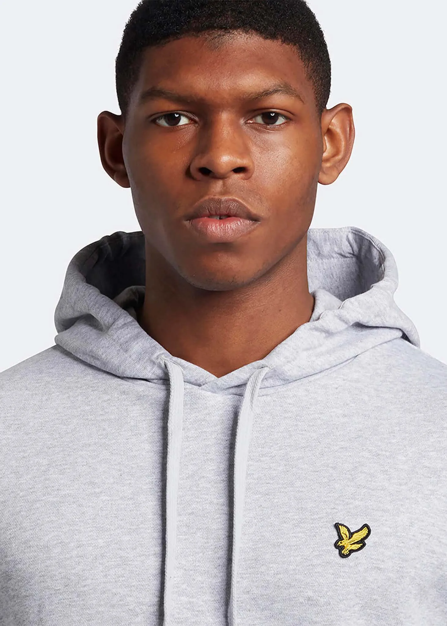 Pullover hoodie - light grey marl