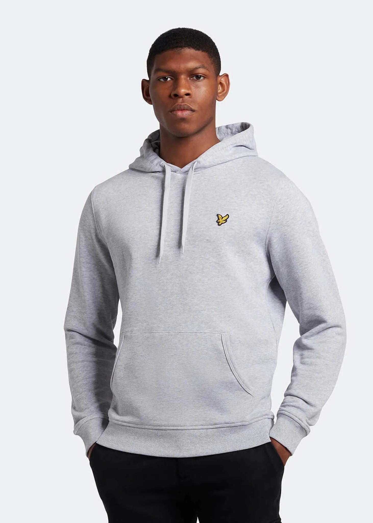 Pullover hoodie - light grey marl