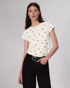 Rag & Bone - All Over Lady Bug Tee in white multi