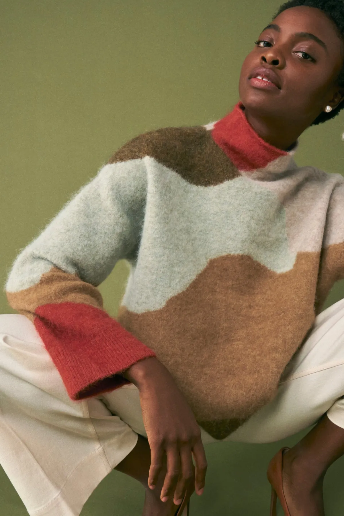 Rajni Sweater - Alpaca Jacquard :: Multi