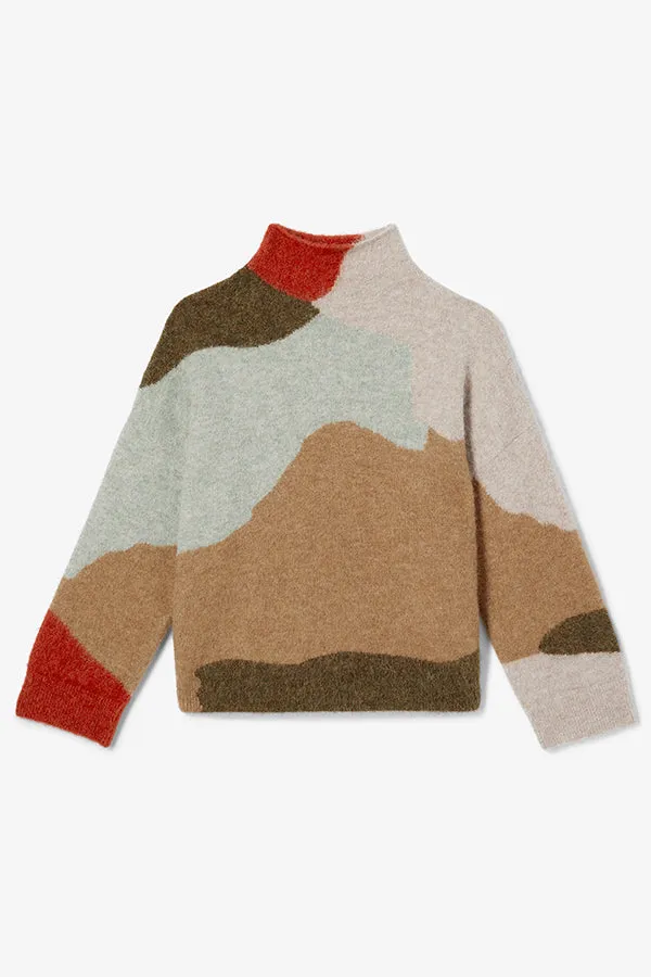 Rajni Sweater - Alpaca Jacquard :: Multi