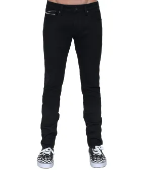 ROCKER SLIM DENIM JEANS IN BLACK