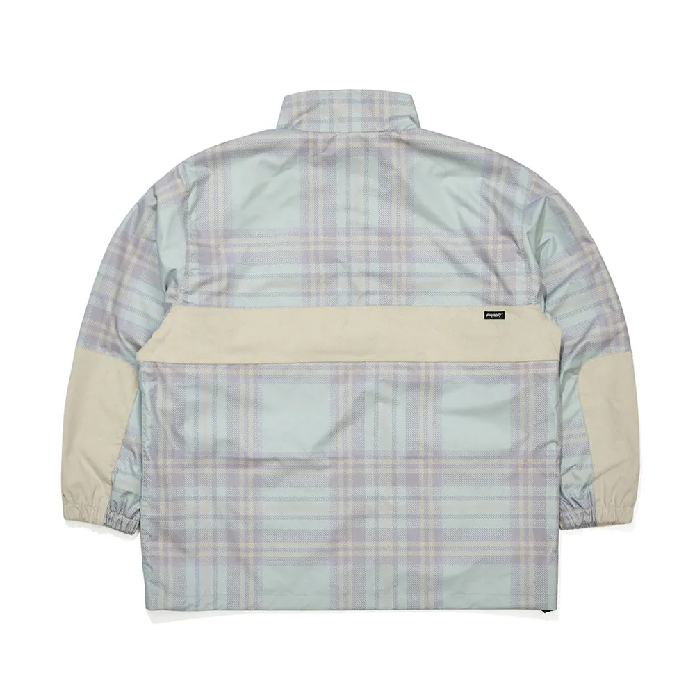 RTR ANORAK JACKET PASTEL PURPLE CHECK