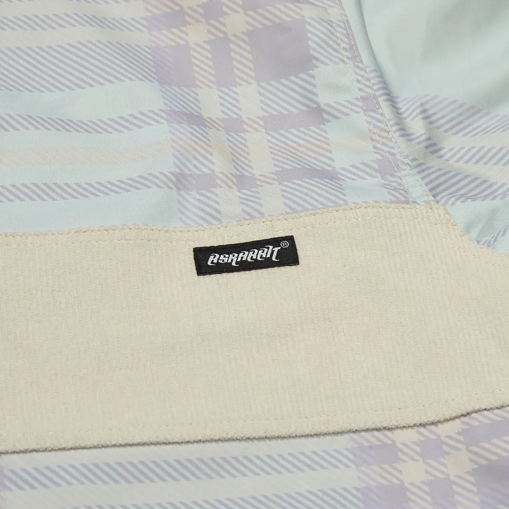 RTR ANORAK JACKET PASTEL PURPLE CHECK