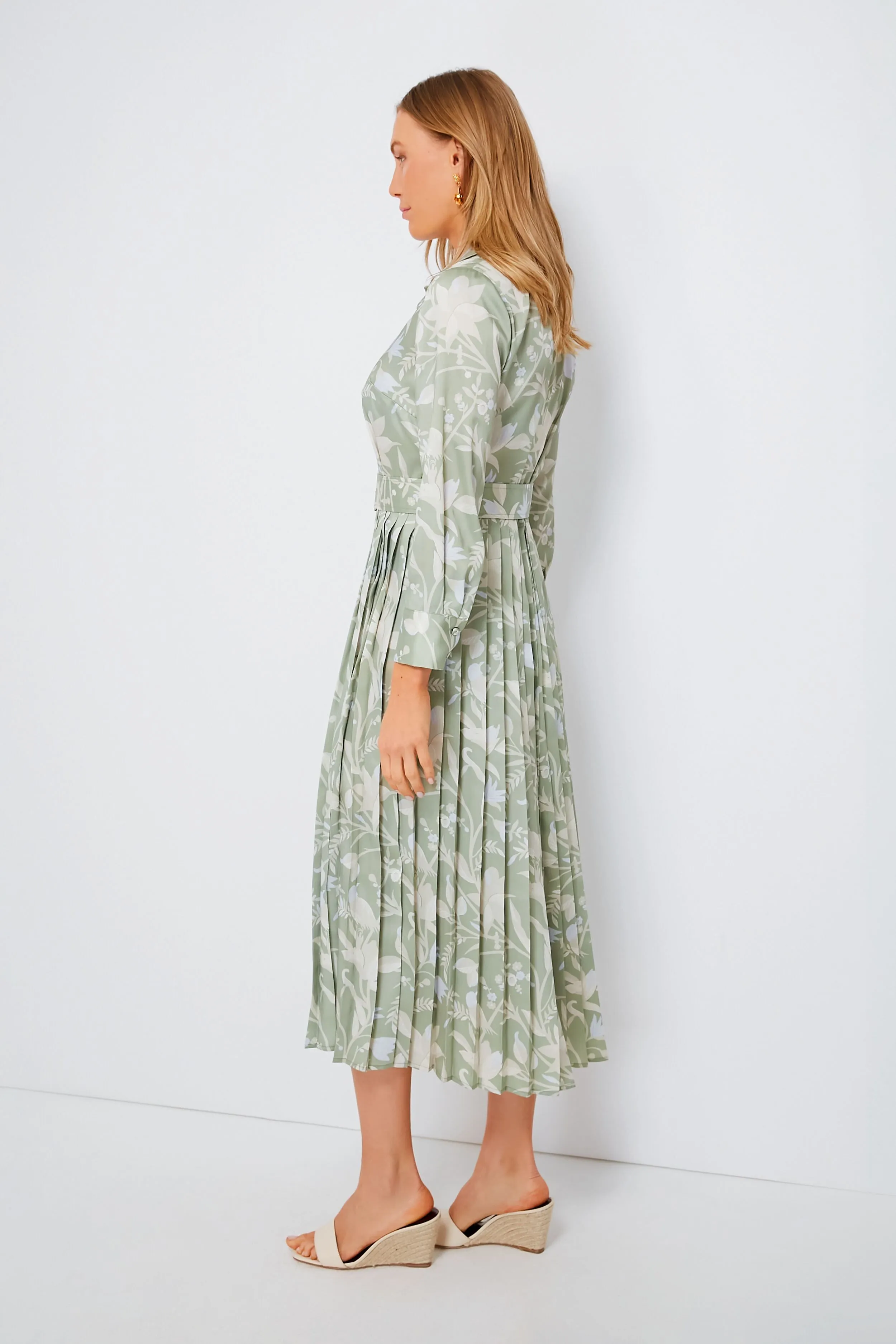 Sage Arbre Azzurra Dress