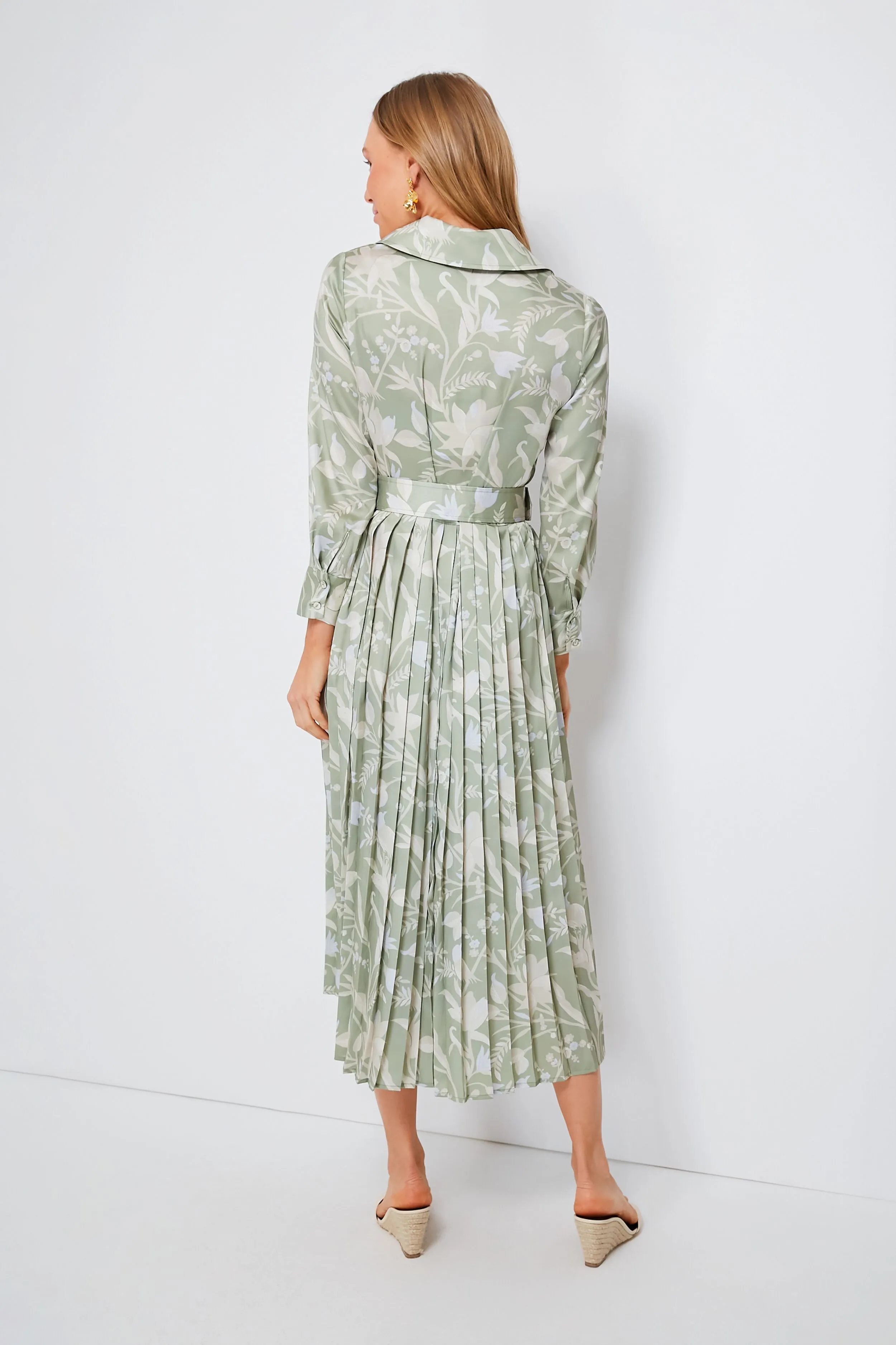 Sage Arbre Azzurra Dress