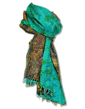 Silk Kantha Stole | Isla