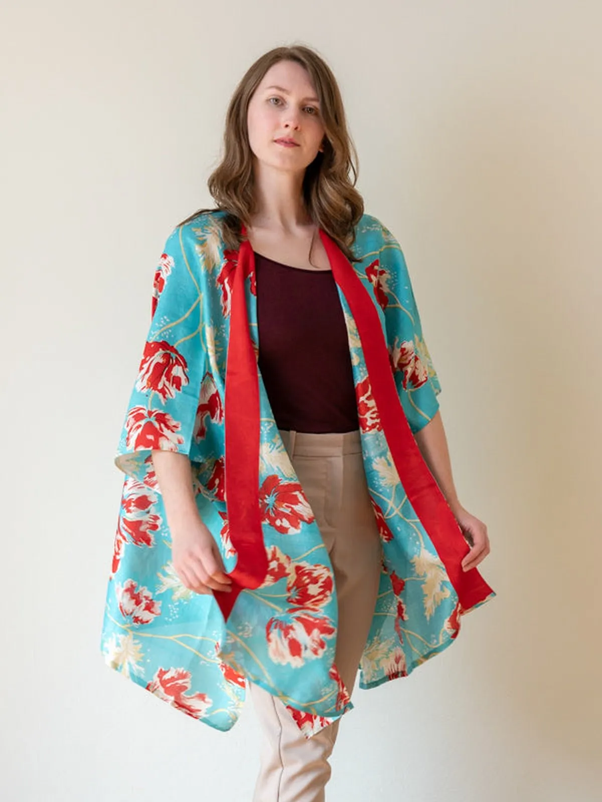 Silk Kimono Opal