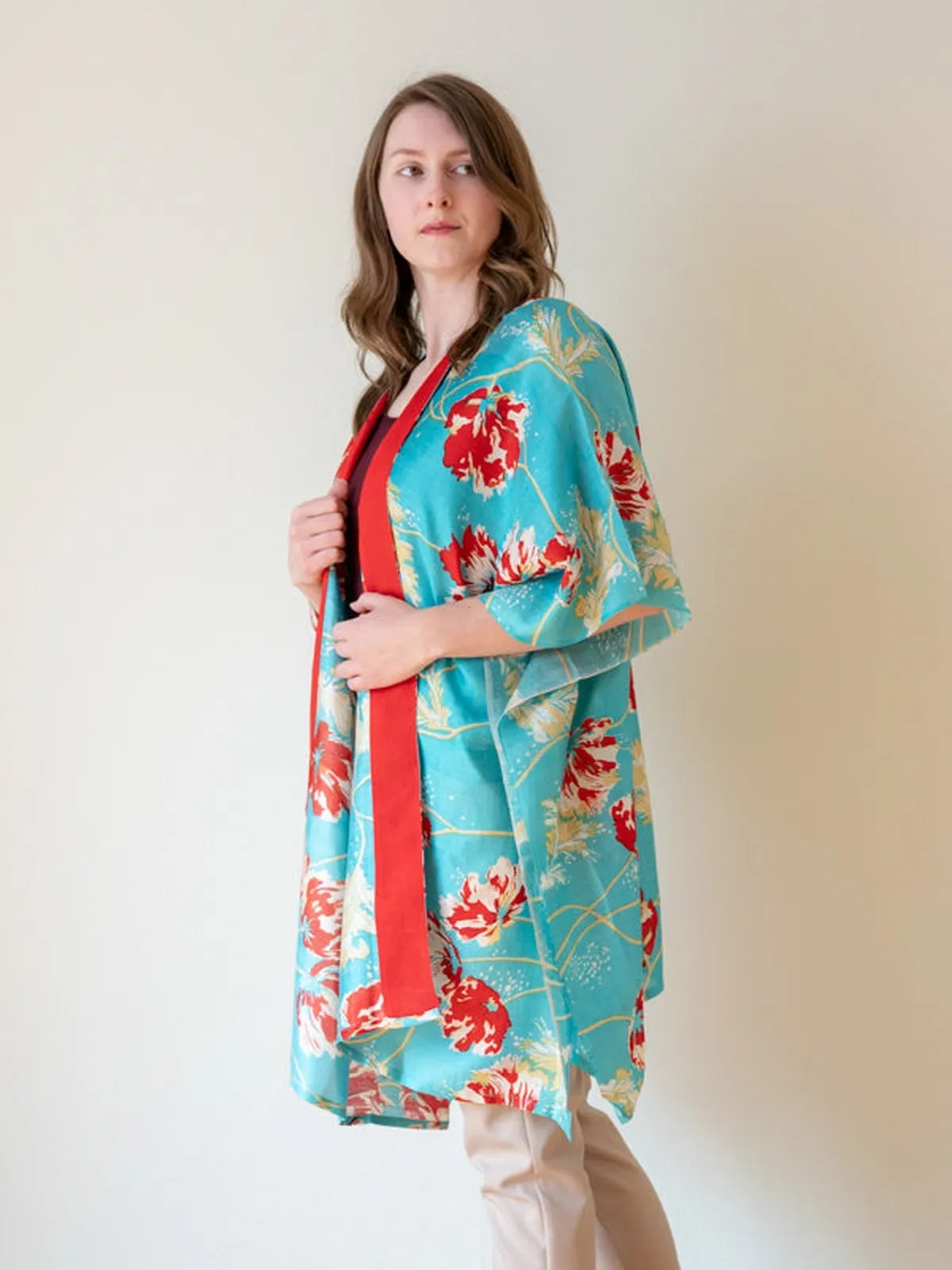 Silk Kimono Opal