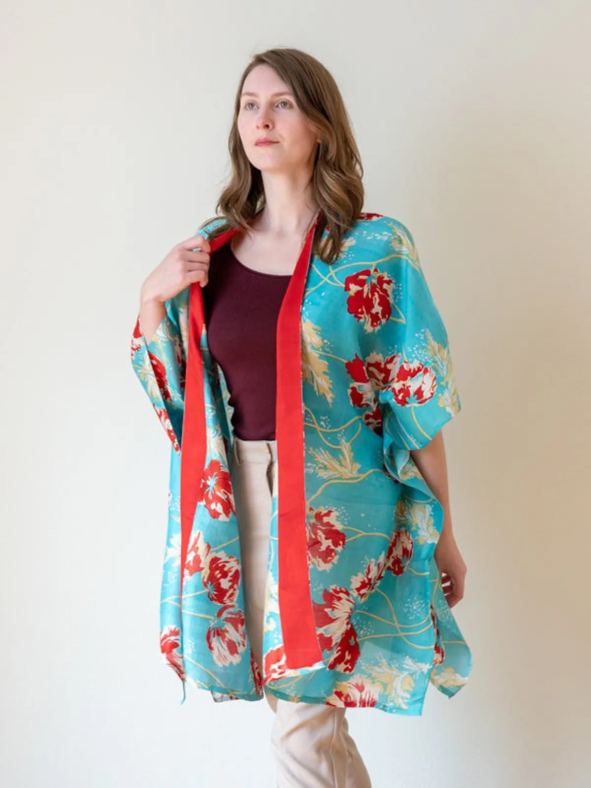 Silk Kimono Opal