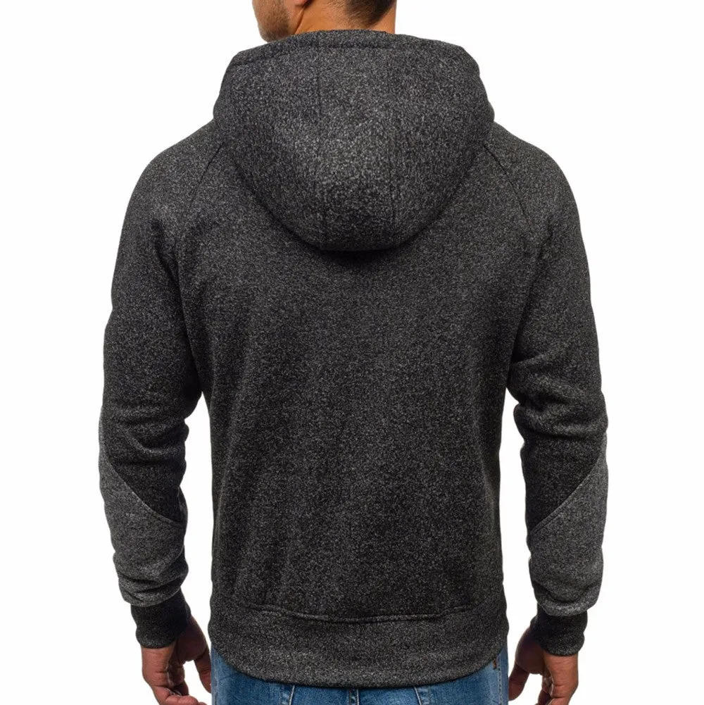 Slim Hooded Sweatshirt Jacket