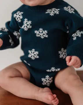 Snowflake Sweater Romper