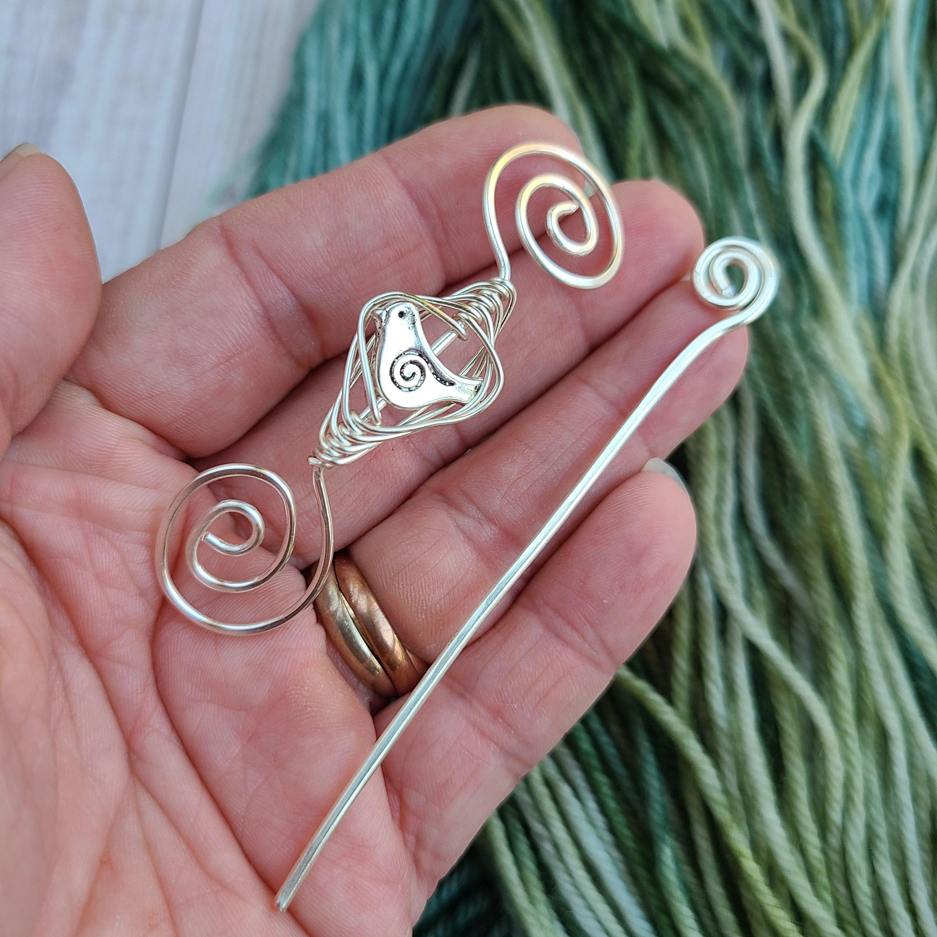 Song Bird Mini Shawl Pin