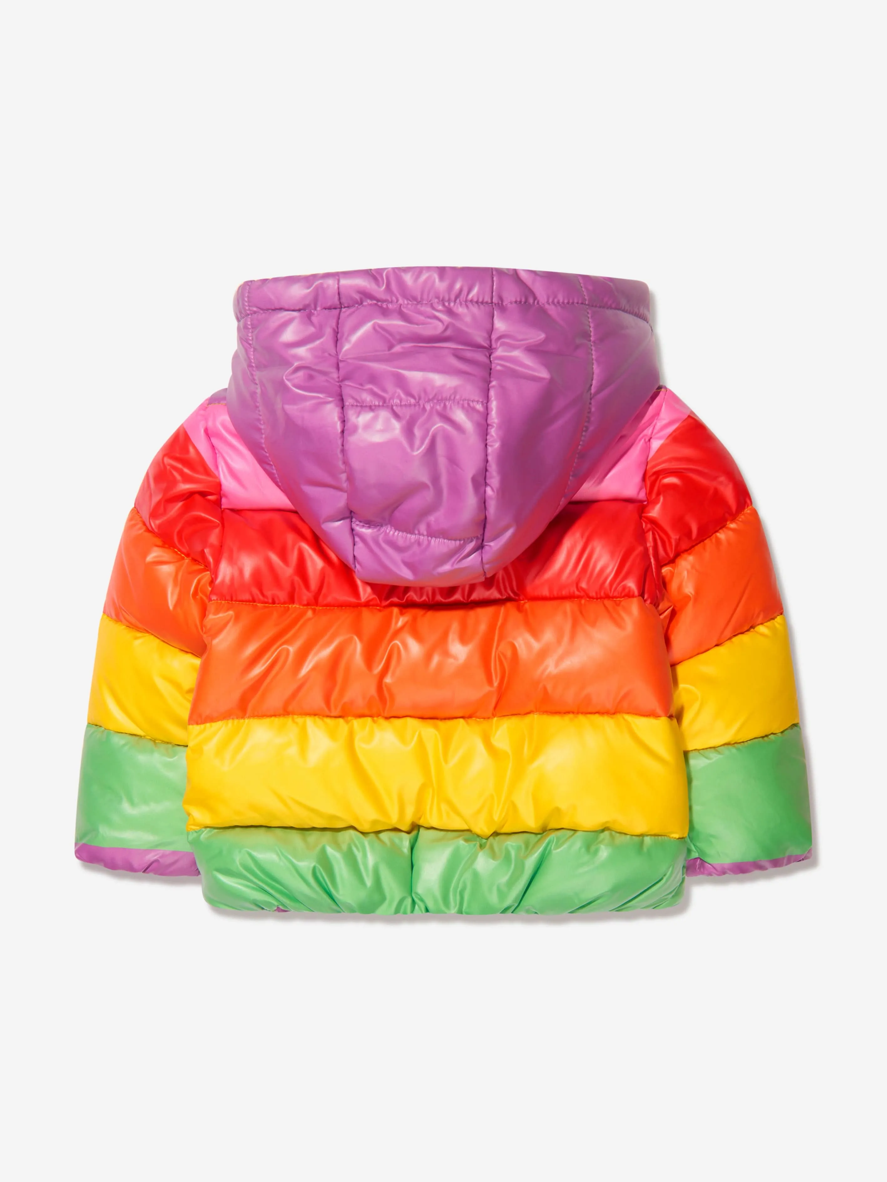 Stella McCartney Baby Girls Rainbow Puffer Coat