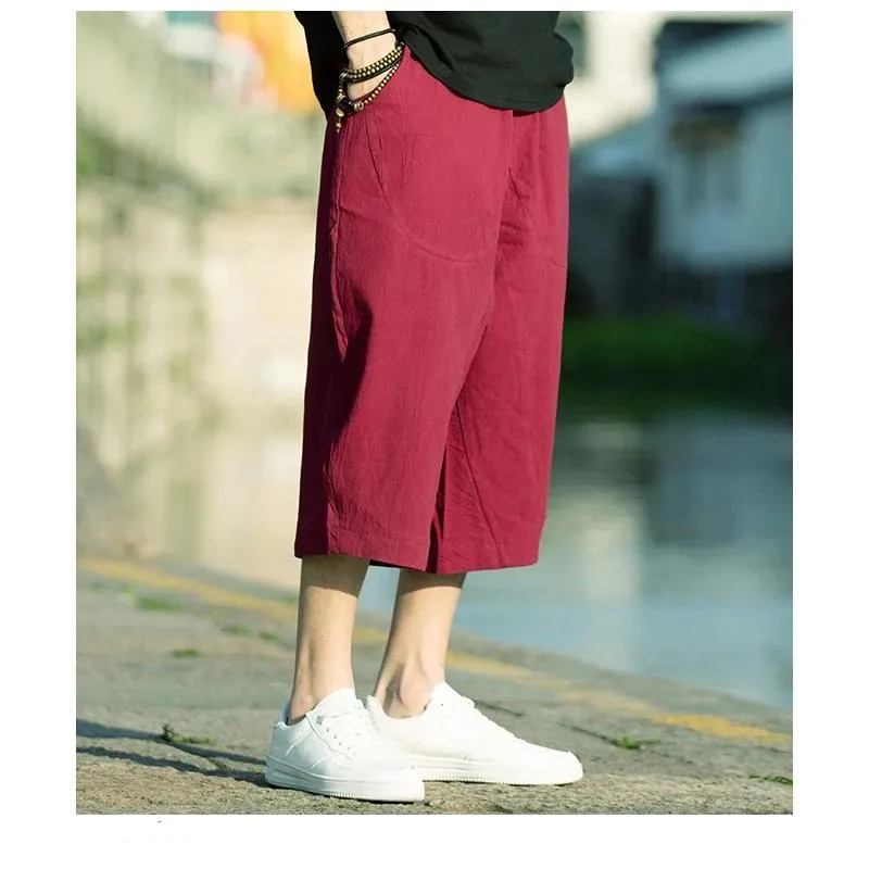 Streetwear Solid Harem Pants