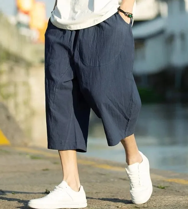 Streetwear Solid Harem Pants