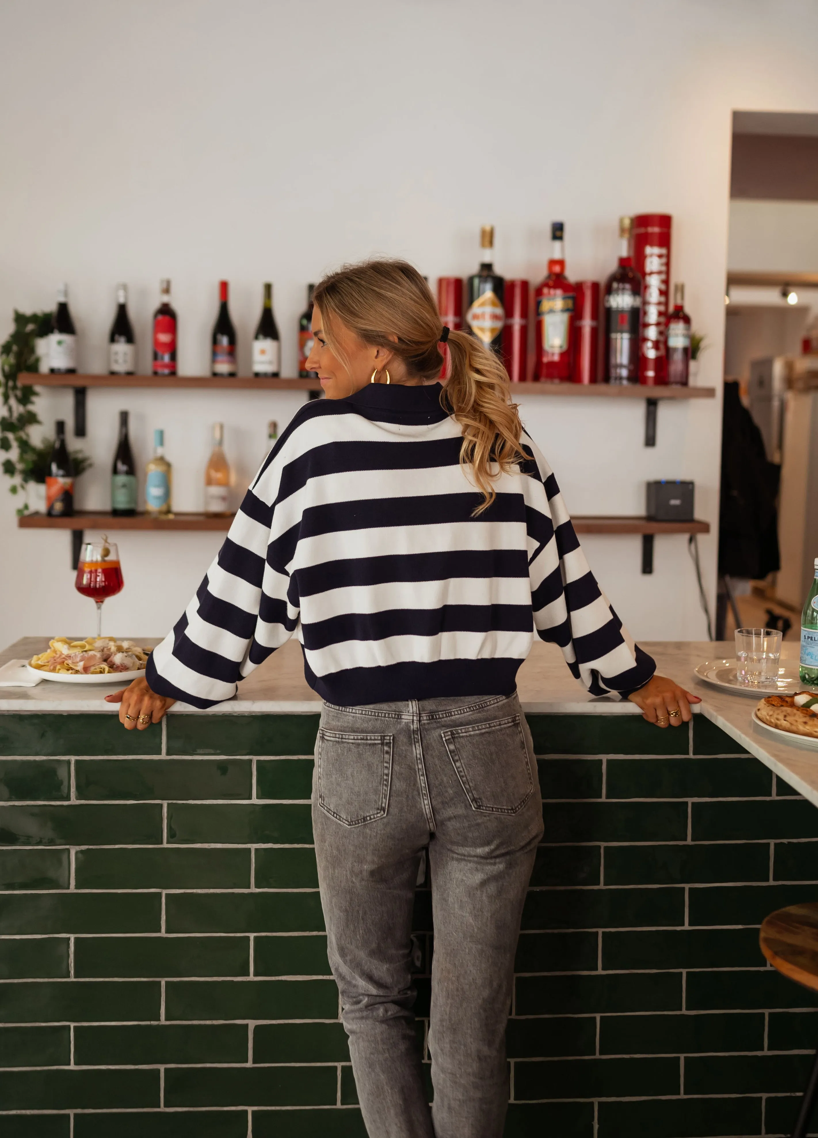 Striped Elise Sweater