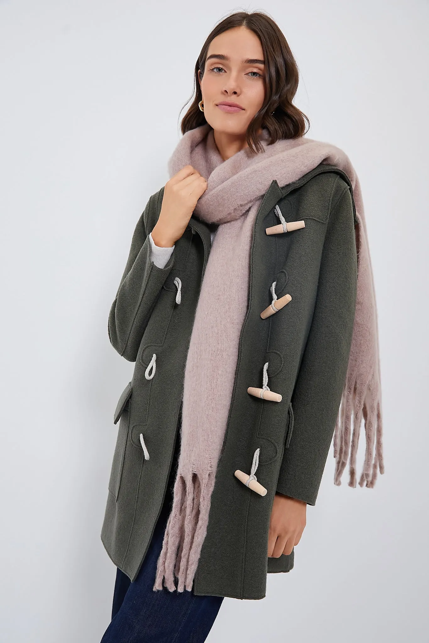 Taupe Chic Solid Scarf