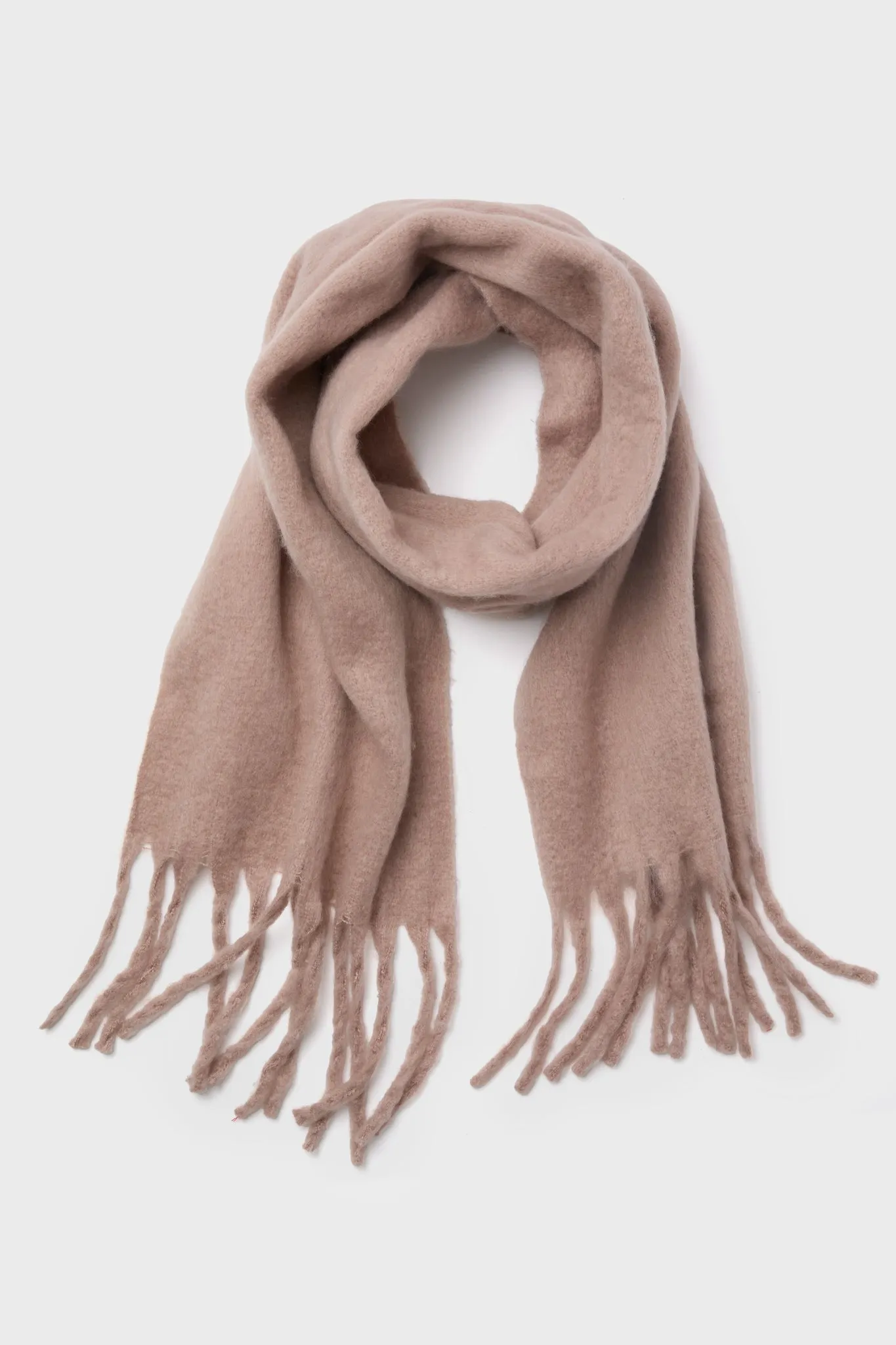 Taupe Chic Solid Scarf