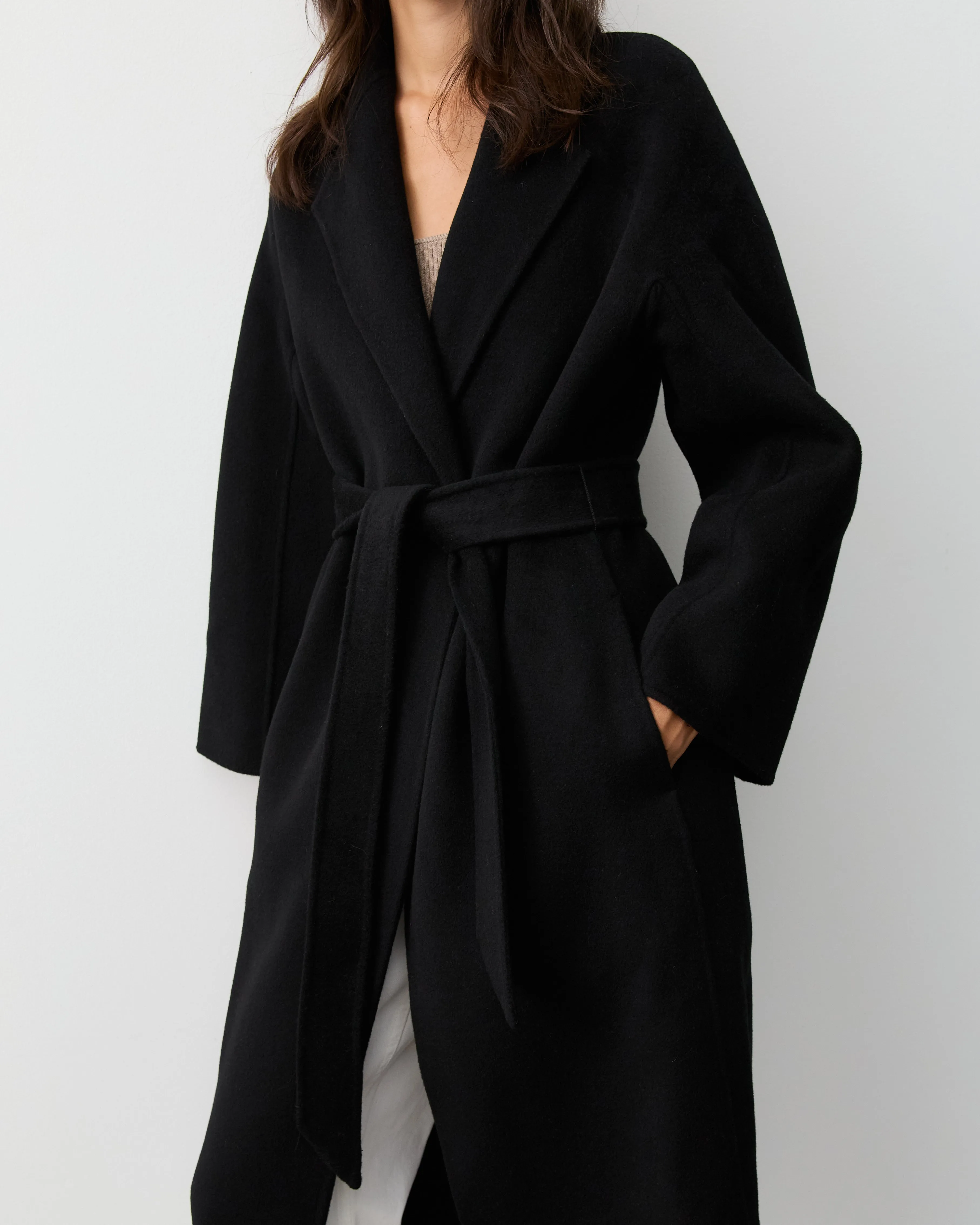 THE CURATED CLASSIC COAT - BLACK