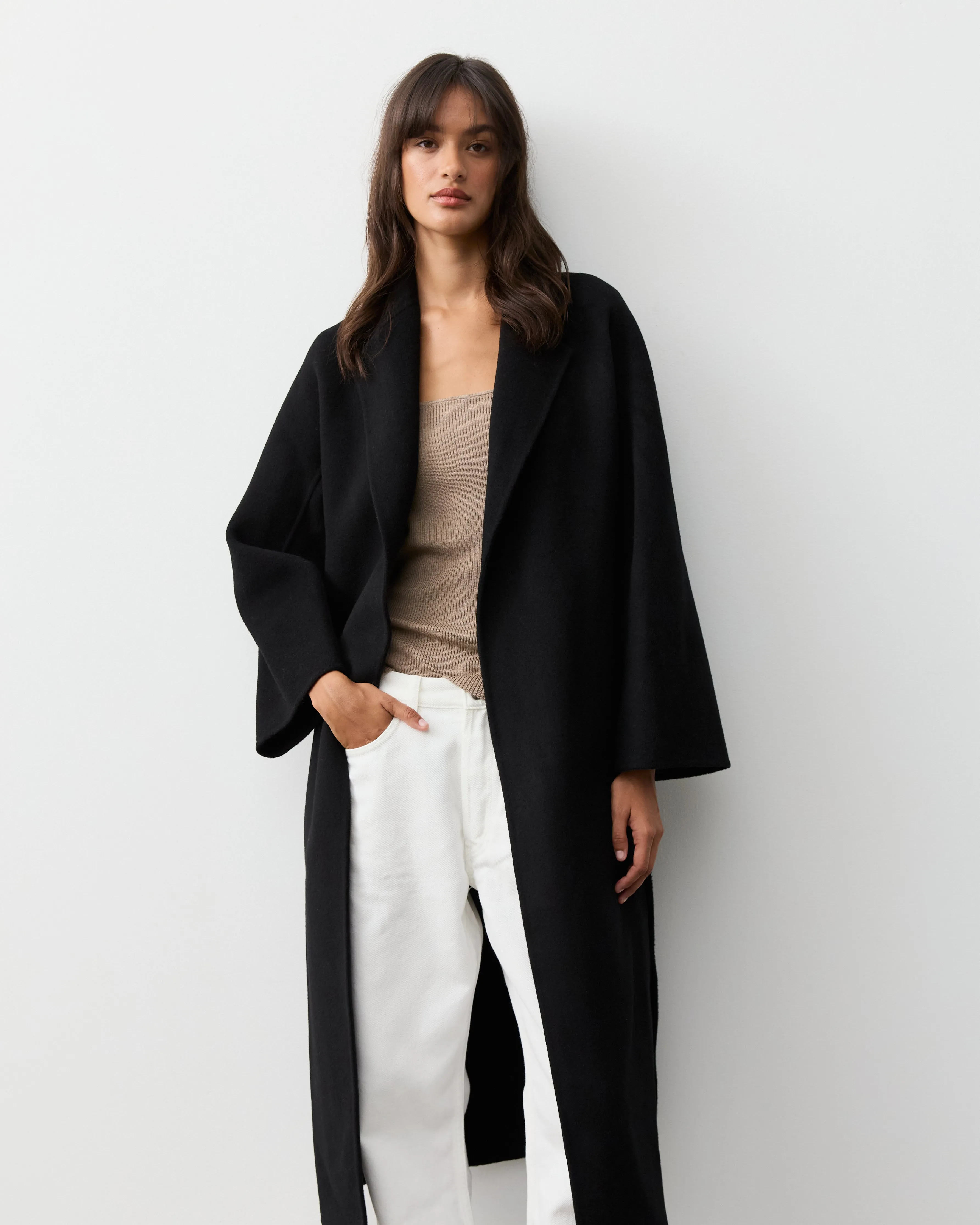 THE CURATED CLASSIC COAT - BLACK