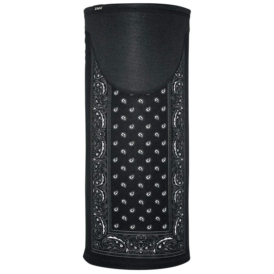 Tube Windproof Black Paisley