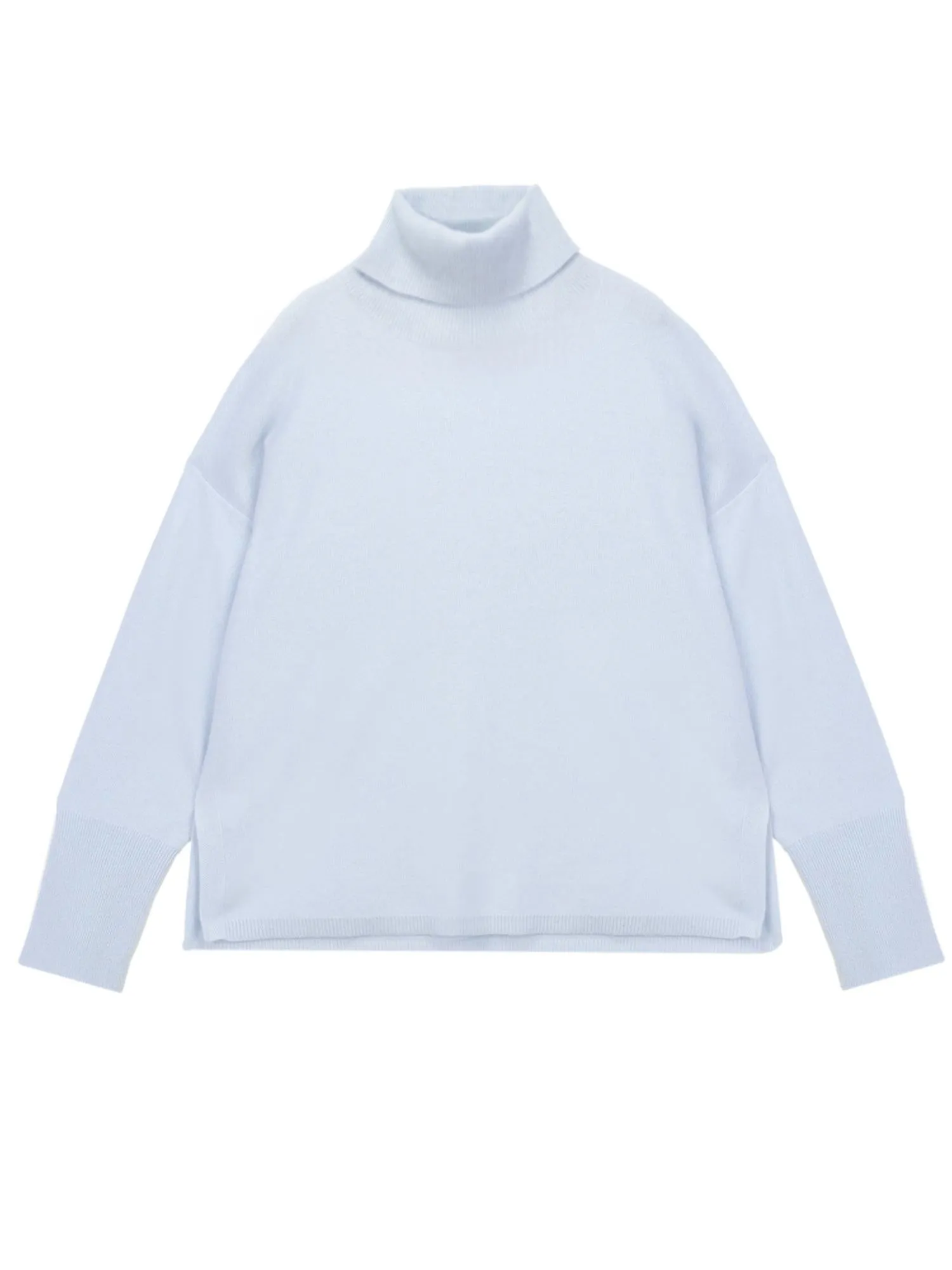 Turtleneck Loosefit Tunic_Baby Blue