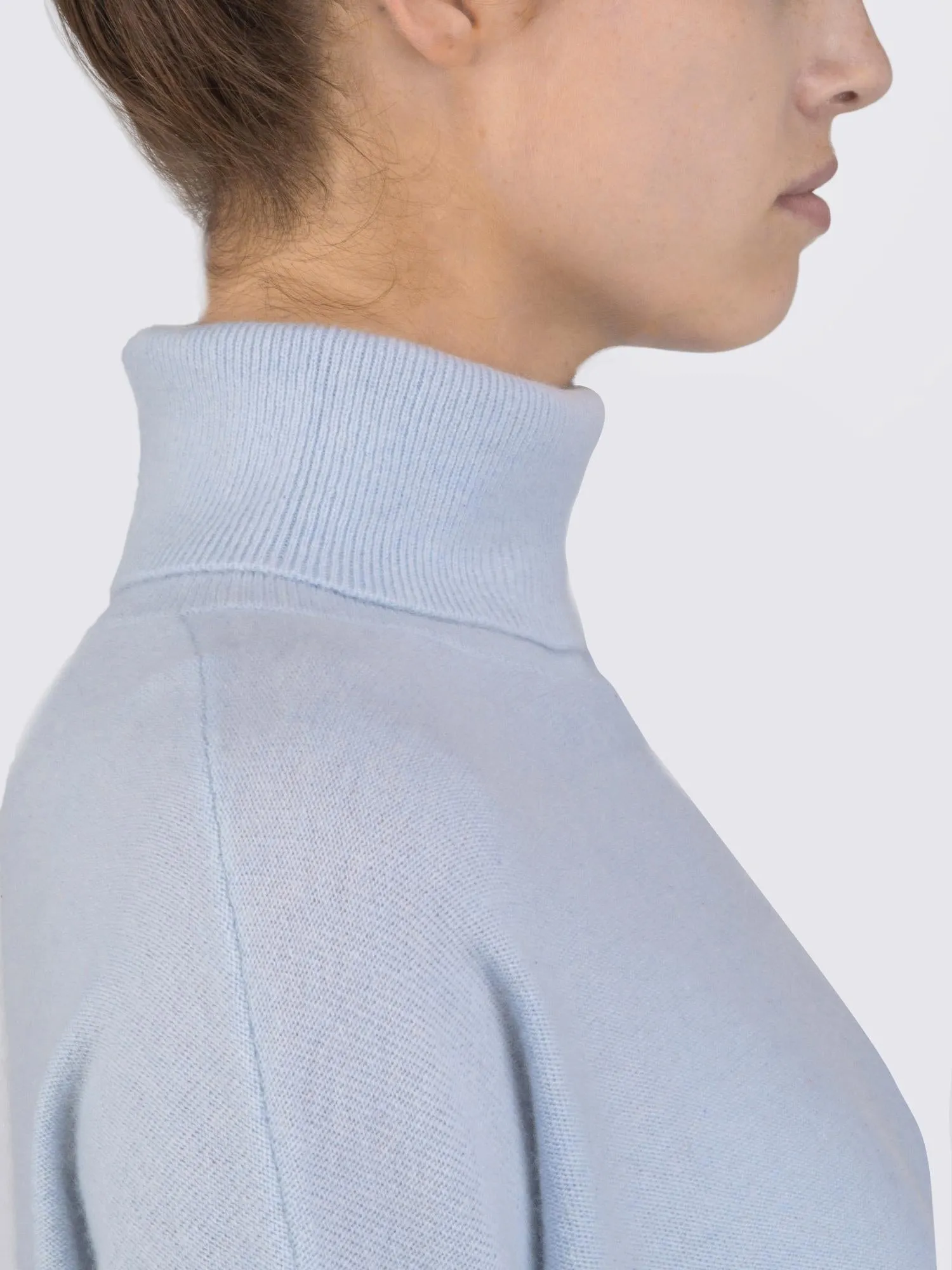 Turtleneck Loosefit Tunic_Baby Blue