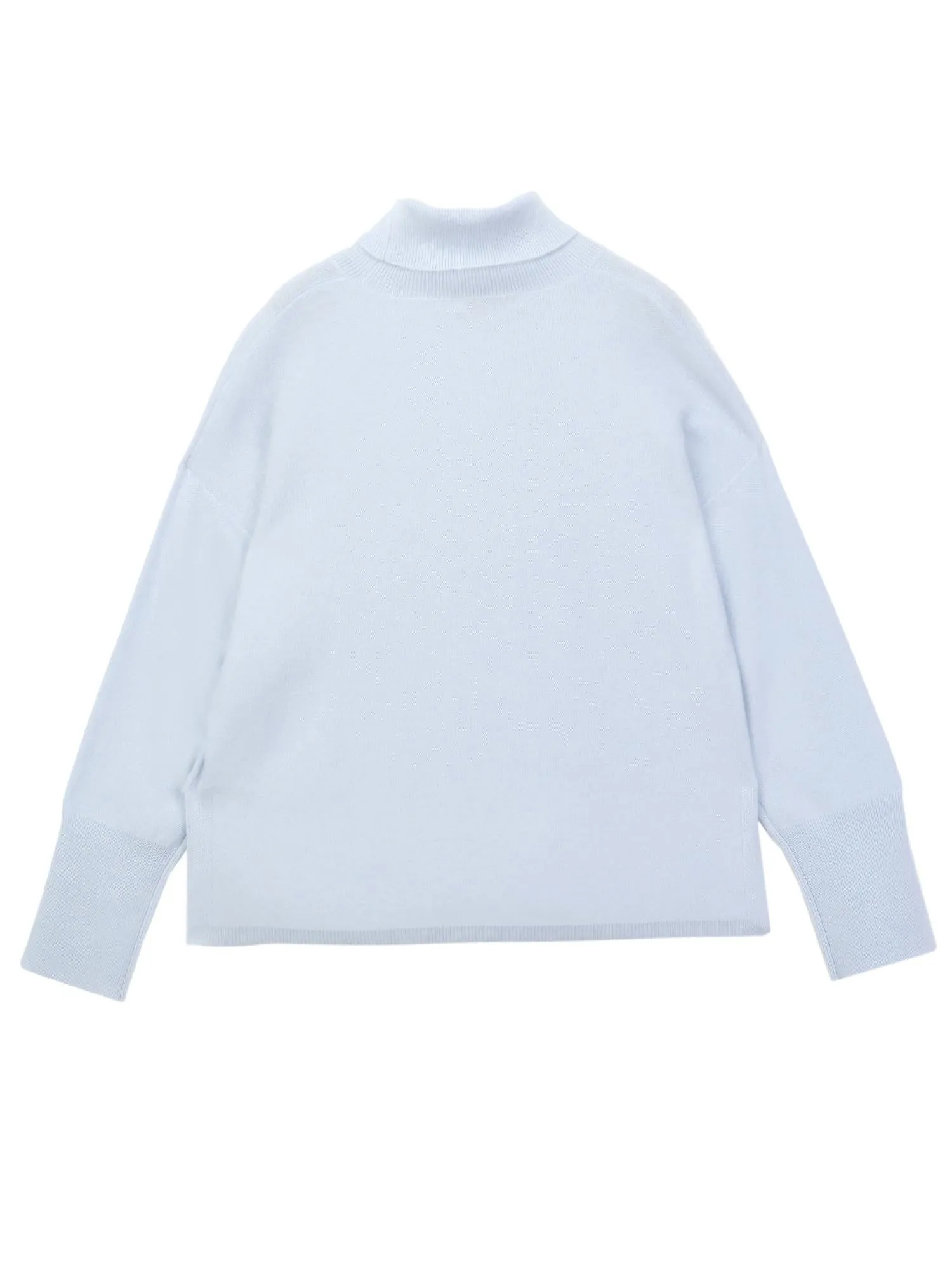 Turtleneck Loosefit Tunic_Baby Blue