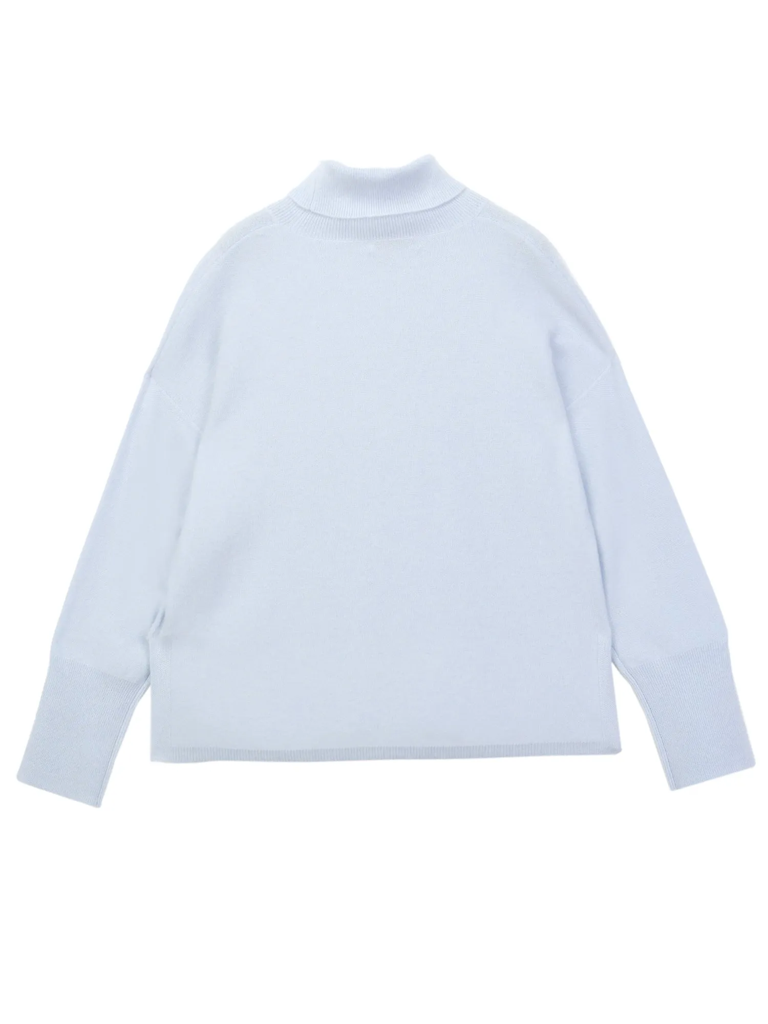 Turtleneck Loosefit Tunic_Baby Blue