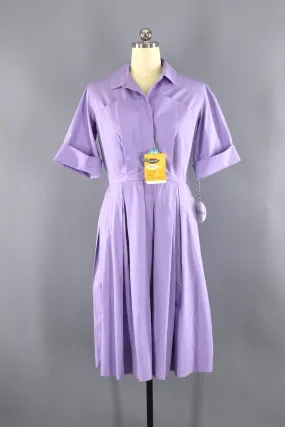 Vintage 1950s Day Dress with Original Tags