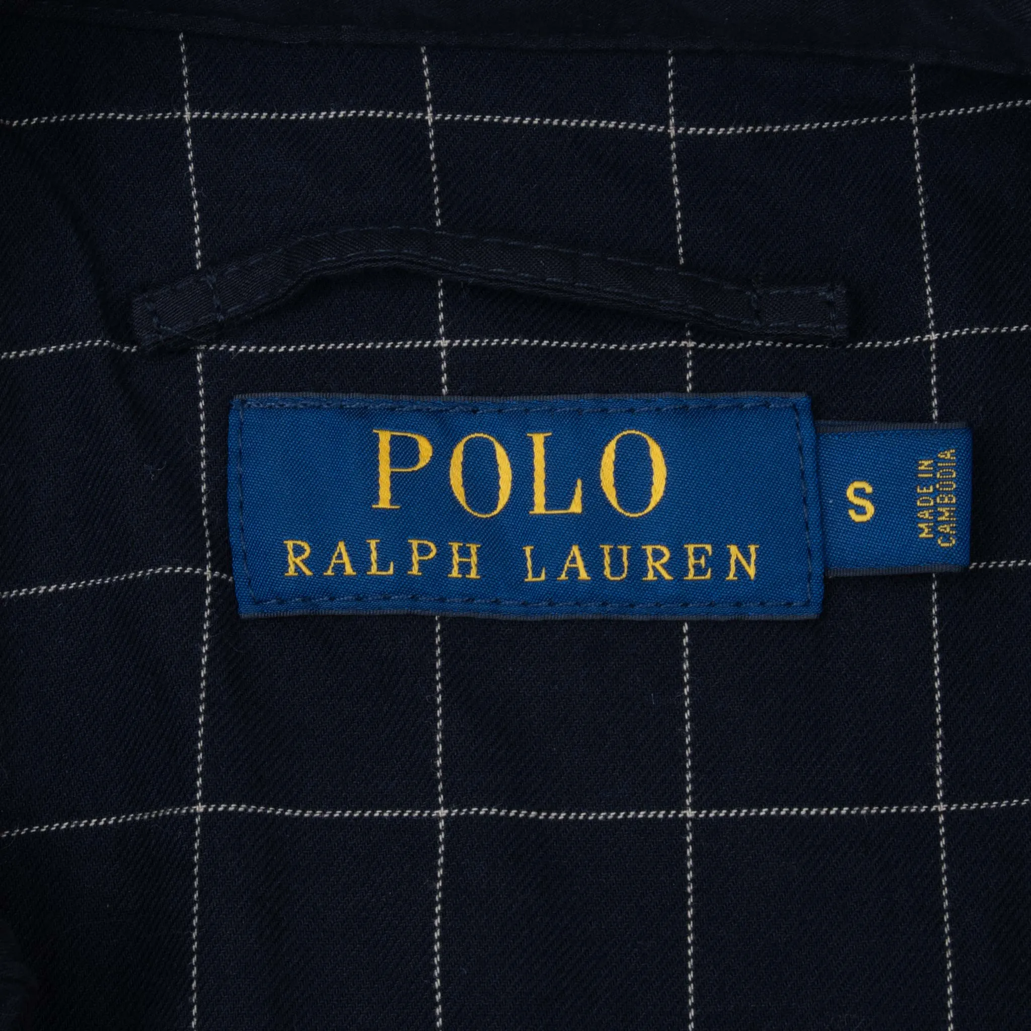 VINTAGE POLO RALPH LAUREN BLACK HARRINGTON GOLF JACKET SMALL