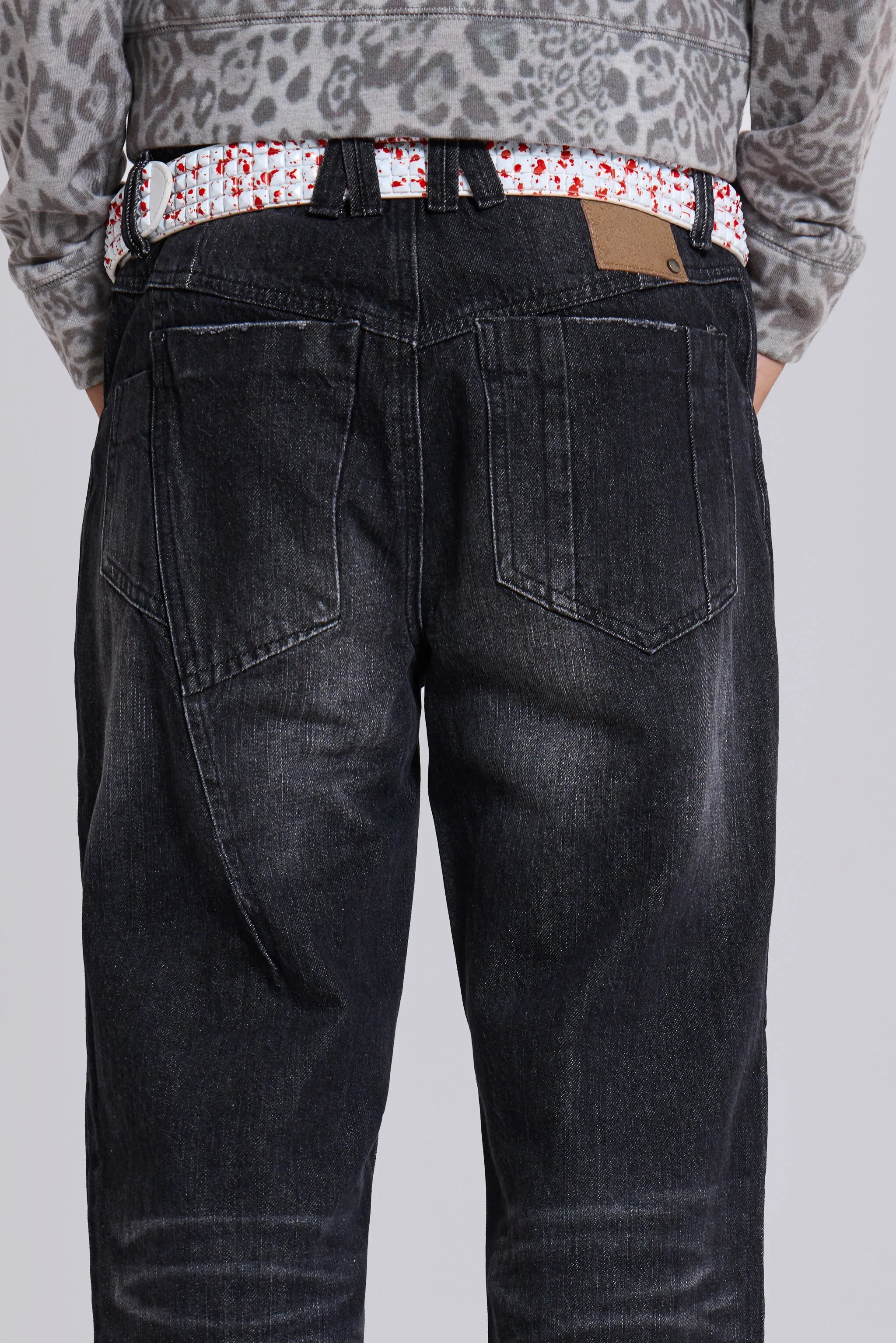 Washed Black Reed Jeans