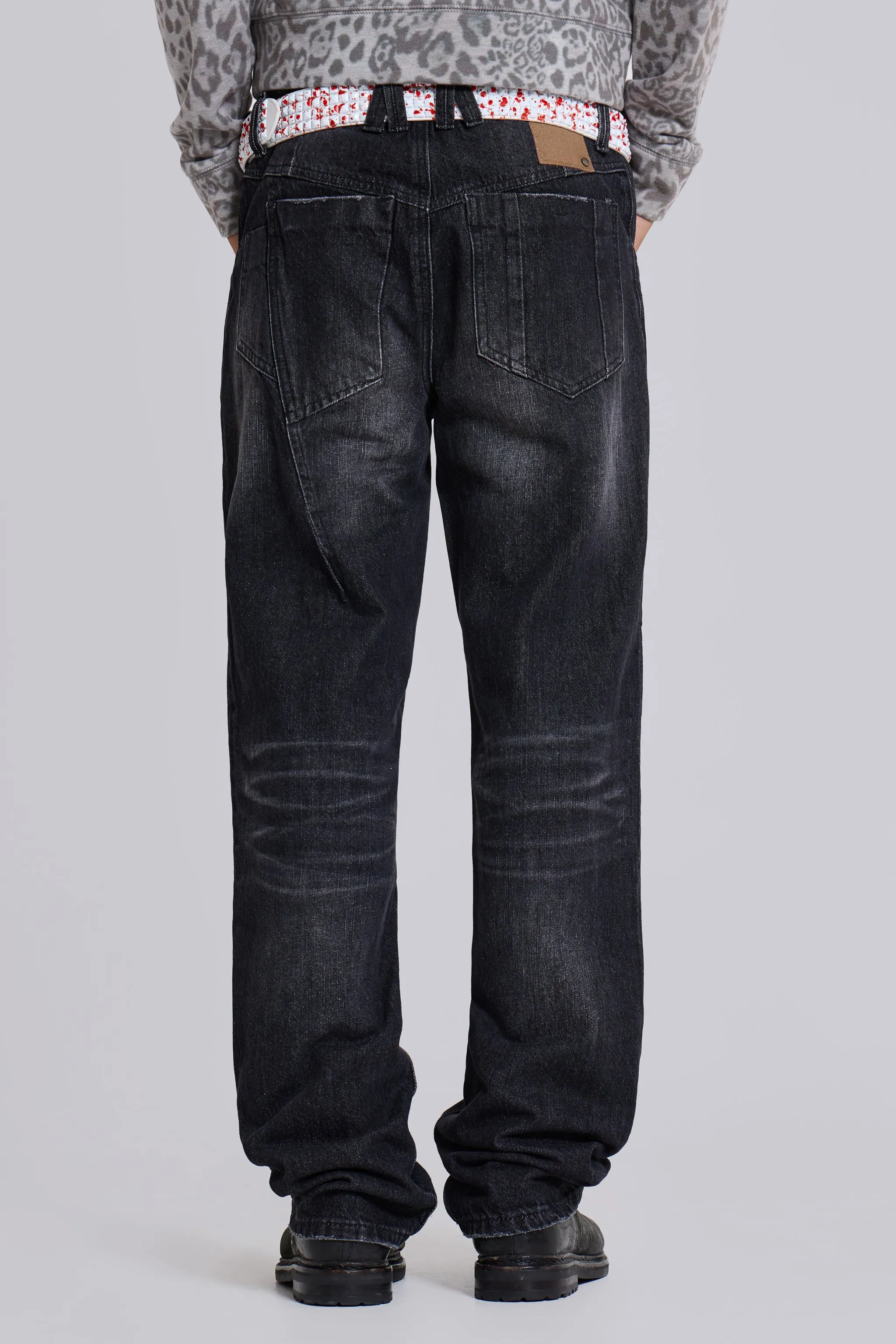 Washed Black Reed Jeans