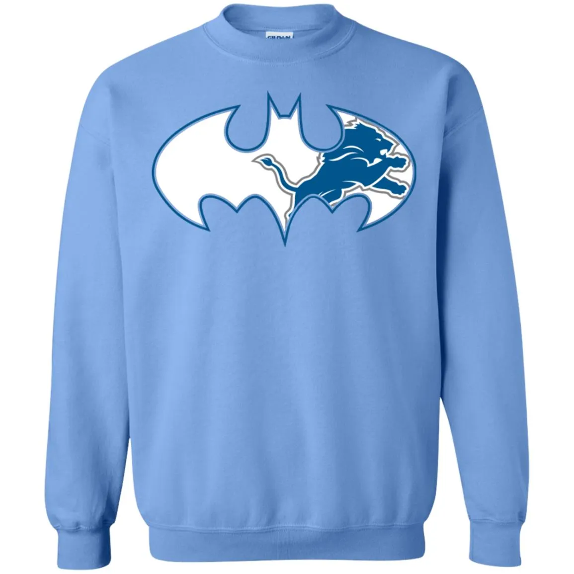 We Are The Detroit Lions Batman Nfl Mashup Crewneck Pullover Sweatshirt