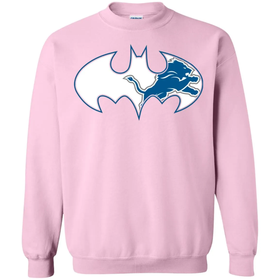 We Are The Detroit Lions Batman Nfl Mashup Crewneck Pullover Sweatshirt