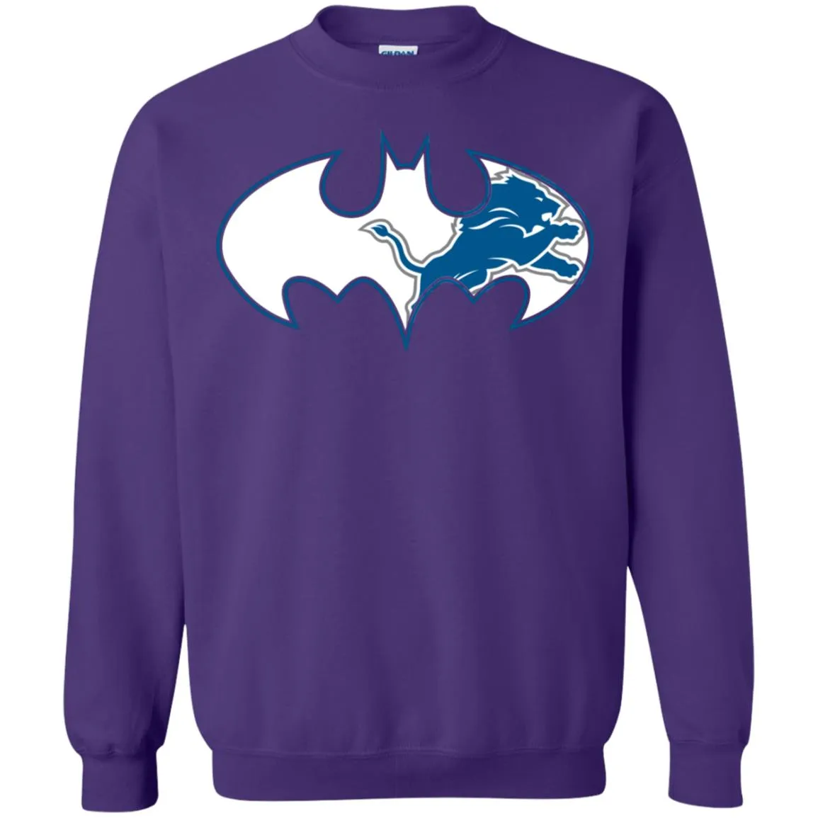 We Are The Detroit Lions Batman Nfl Mashup Crewneck Pullover Sweatshirt