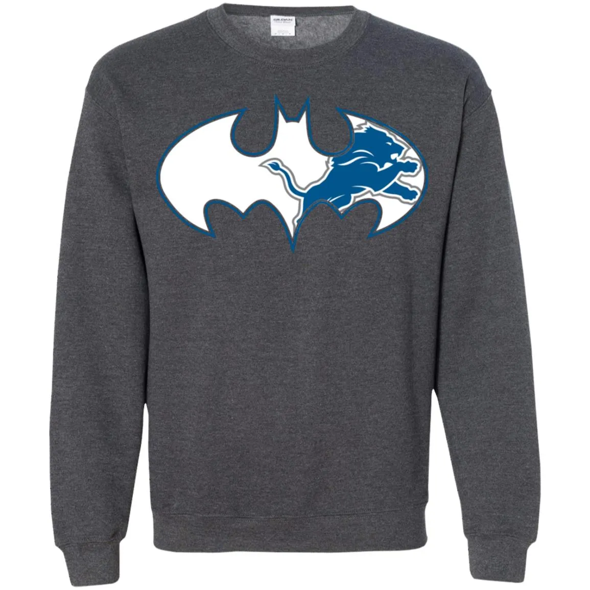 We Are The Detroit Lions Batman Nfl Mashup Crewneck Pullover Sweatshirt