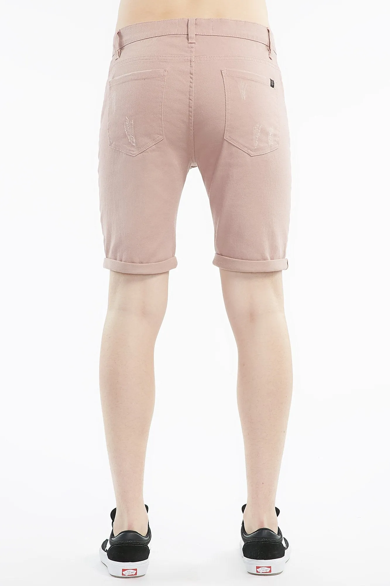 West 49 Slim Bull Destroy Jeans Shorts